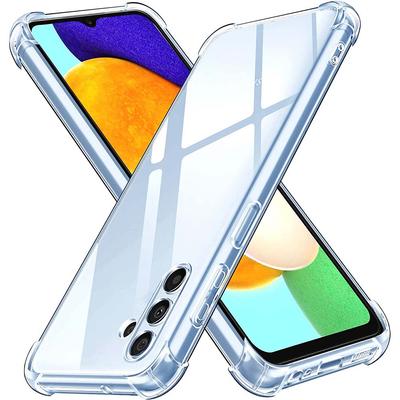 Skaidrus dėklas, skirtas Samsung Galaxy A04s A04 A14 4G A34 A54 5G storas smūgiams atsparus minkštas silikoninis telefono dangtelis, skirtas S23 Ultra S22 Plus S23+