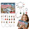 Creative Christmas Jewelry Advent Calendar Christmas Bracelet Charm Box Set Christmas Countdown Small Gift Set Jewelry Toys