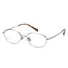 V5022T Old Money style, pure titanium, retro and fashionable oval eyeglass frames, suitable for women with prescription lenses, Italian tortoiseshell