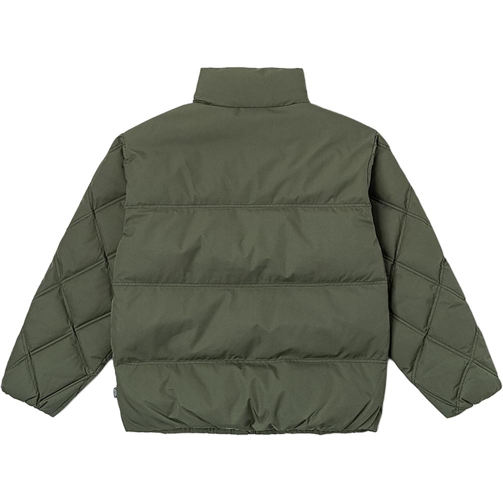 Vans Logo Zipper Long Sleeve Stand Collar Down Jacket Unisex outerwear VN000QTRKCZ