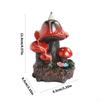 62KD Mushroom Backflow Incenses Burners for Enhancing Home Fragrances and Decors