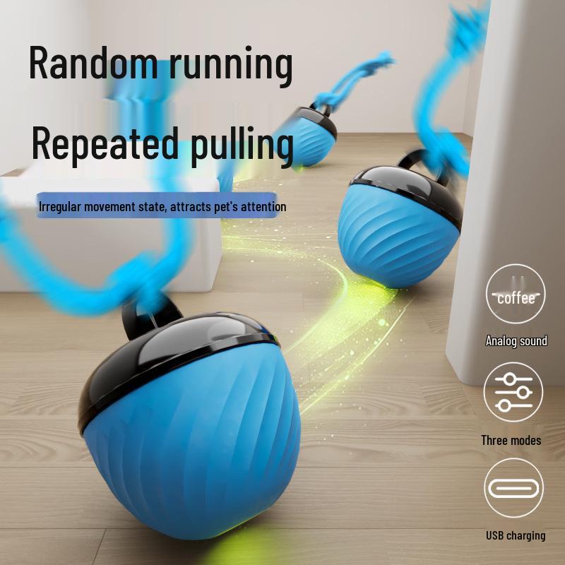 Smart Electric Rolling Ball: Boredom Relief & Bite-Resistant Teething Toy for Dogs