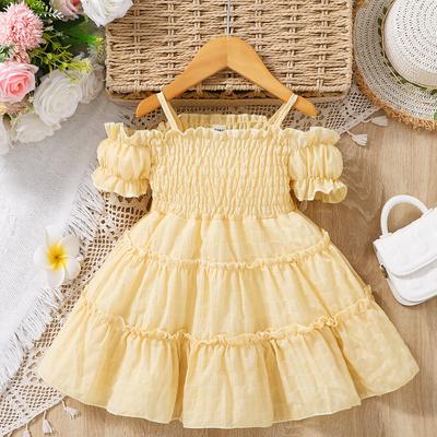 casual dresses for 8 year olds 2024 Summer Dress Kids Girl Clothes White Dinosaur Short Sleeve Casua Fashion Birthday Baby Girl Dresses 2 3 4 5 6 7 8 Years Old
