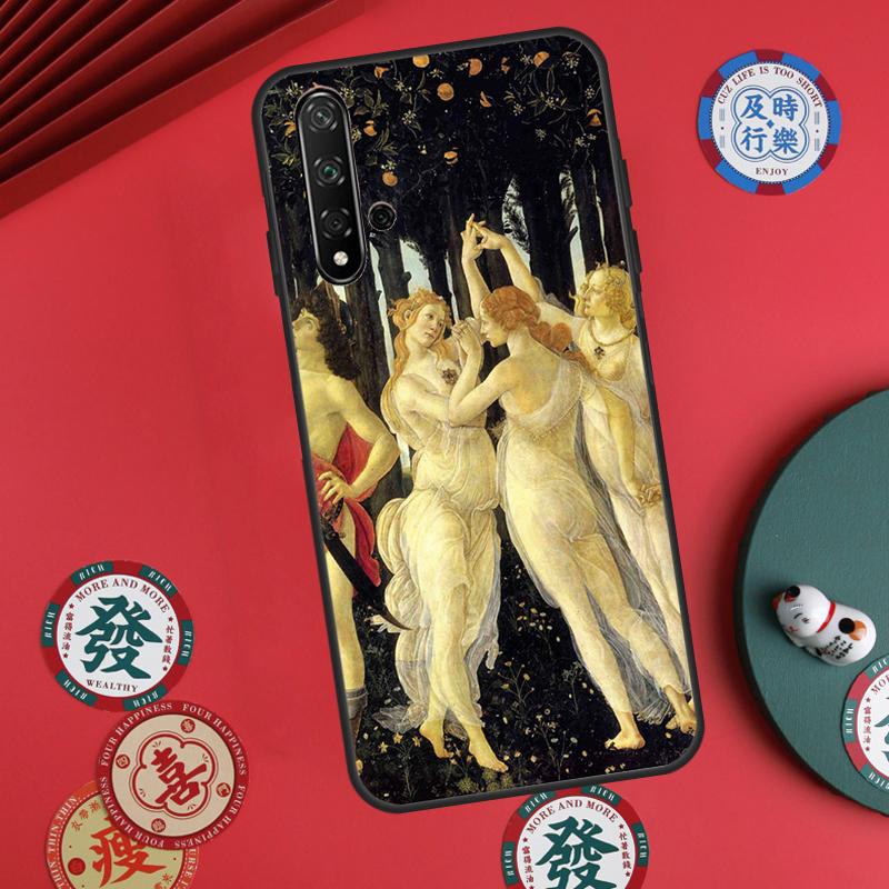 Art Paintings The Birth Of Venus For Huawei Nova 11i 8i 12i 12s 9 10 SE Y60 Y70 Y90 Y72 Y73 Y61 Y91 P60 Pro P30 P40 Lite Case