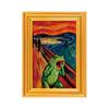 Animal Photo Frame Refrigerator Magnet 3D Wooden Vintage Frame Decorative Fridge Magnet Home Office Whiteboard Locker Decor
