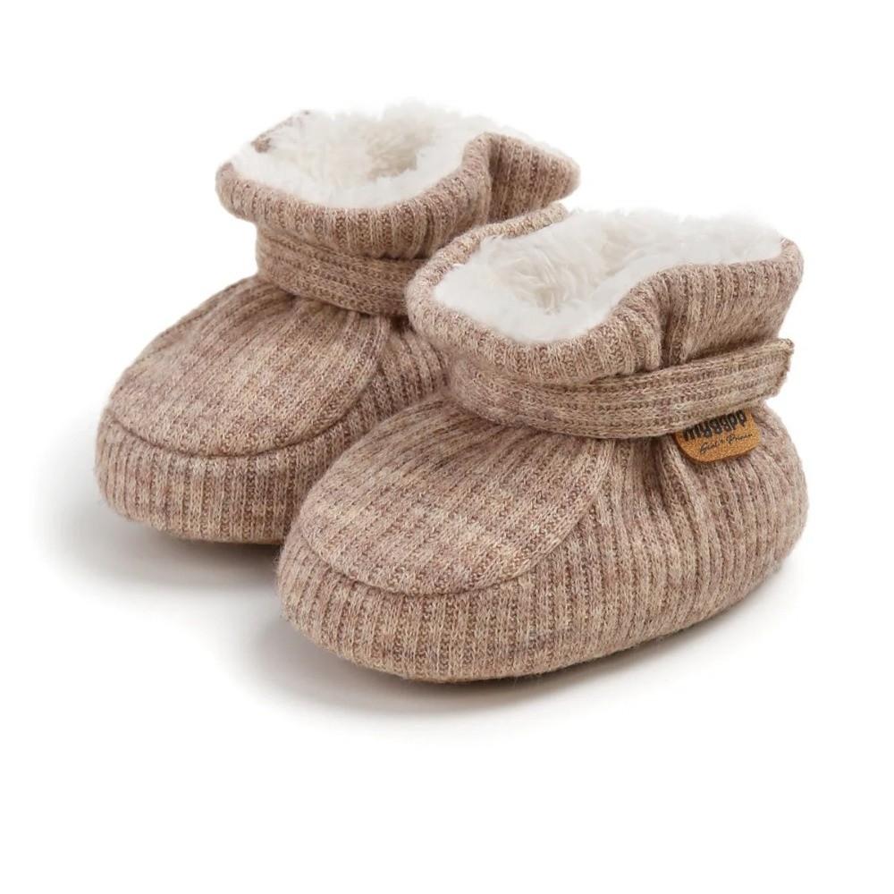 0-18M Infant Walking Shoes with Gripper Non Slip Boots Durable Warm Baby Shoes
