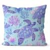 Seashells Turtles  Starfish Printed Pillowcases Pattern Cushion Cover Suitable For Sofa Bedroom Car Pillow Cover