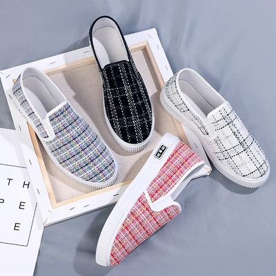 New Canvas Shoes Women's Flat-soled Student Shoes Street Stall Soft-soled Non-slip Casual Shoes