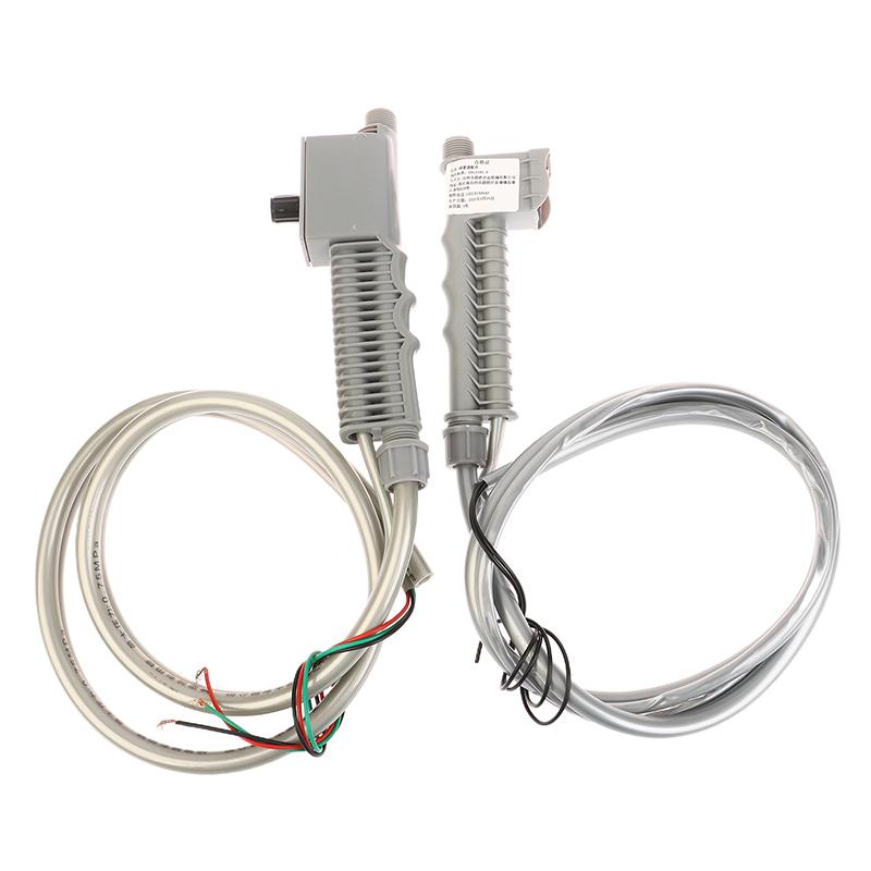 Power Switch Handle for Electric Sprayer, Dual-Line Hose Outlet Pipe, Control Line in Random Hue.