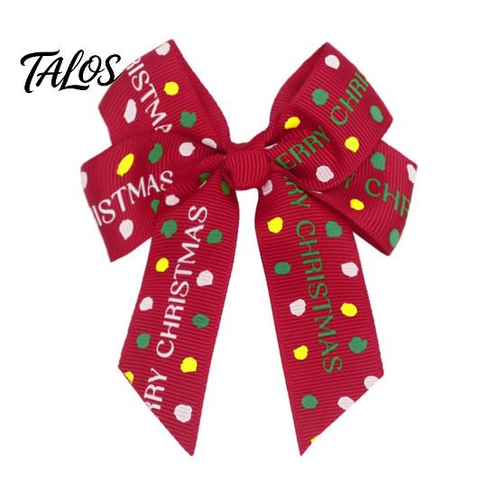 Decorative Bows for Gift Boxes Christmas Bow Hair Clips Women and Girls, Festive Accessories, Cute Accessories Holiday Photos Non Slip Barrettes