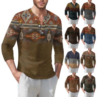 Herren T-Shirt Street Casual Fashion Langarmshirt