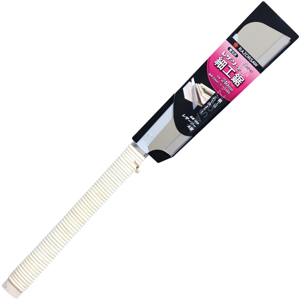 Razorsaw Handwerkssäge, Typ A, 240mm, Griff aus Blauregenholz, 300mm Sägeblatt