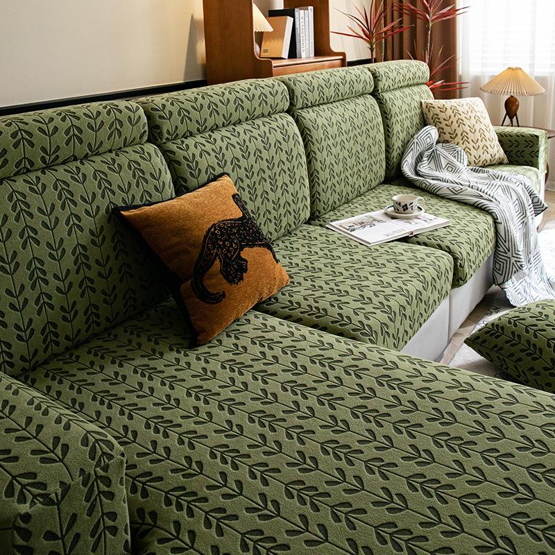 2025 Nový fleecový L-kový rohový potah na pohovku 1 2 3 4místný Univerzální potah na gauč Celoroční Protiskluzový Strečový Chránič sedáku