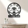 Exclusive Handmade Customizable Metal Wall Art Skeleton Pumpkin Spooky Halloween Decor Gift for Skeleton Lovers