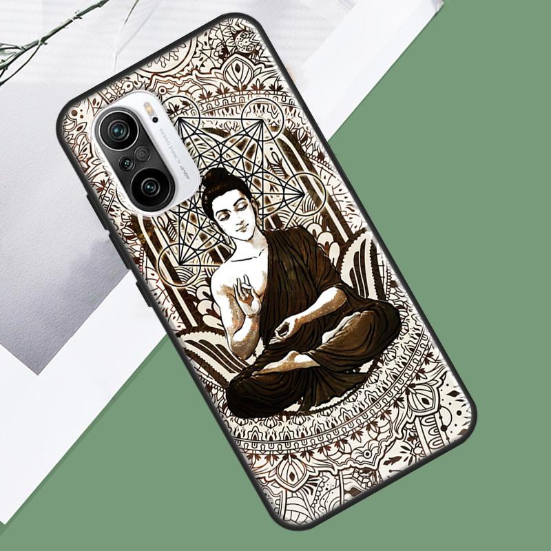 Mandala Buddha Case For Xiaomi 15 Ultra 13 14 13T 14T 15T Pro 17 Pro Max POCO X7 Pro F5 F6 X5 X6 F7 Cover