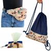 Set: Backpack, Women' Bag, Waist Bag, Pouch, Backpack, Poop Dispenser