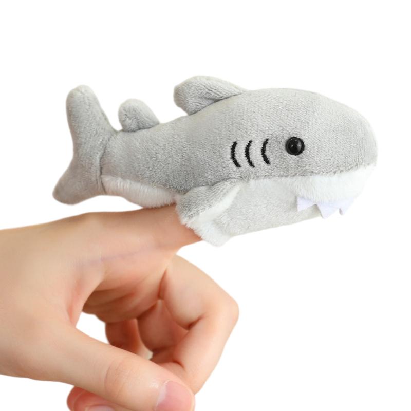 Kawaii Cartoon Plush Finger Puppet Insect Ocean Animal Human Butterfly Bee King Queen Princess Tell Story Interactive Prop