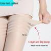 Sheer Flesh-Colored Thigh-High Stockings for Women - Sexy, Non-Slip, Summer Wear