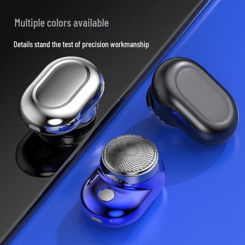 Rechargeable Men's Mini Electric Shaver - Full Body, Washable, Wet & Dry Use