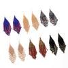 Accesorios de Joyería Bohemia Más Populares Pendientes Colgantes Hechos a Mano con Cuentas de Semilla Pendientes Boho Largos con Borlas de Cuentas Colgantes Para Mujeres