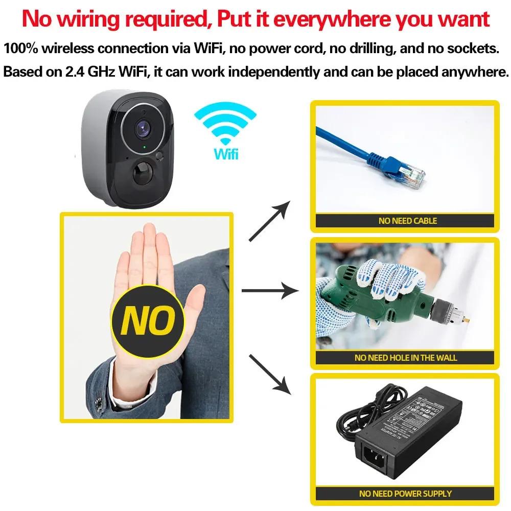 Tuya 5MP Solar Wifi Outdoor Camera Wireless Low Power Battery Security Cameras PIR Human Detect Surveillance IP Cam Color Night