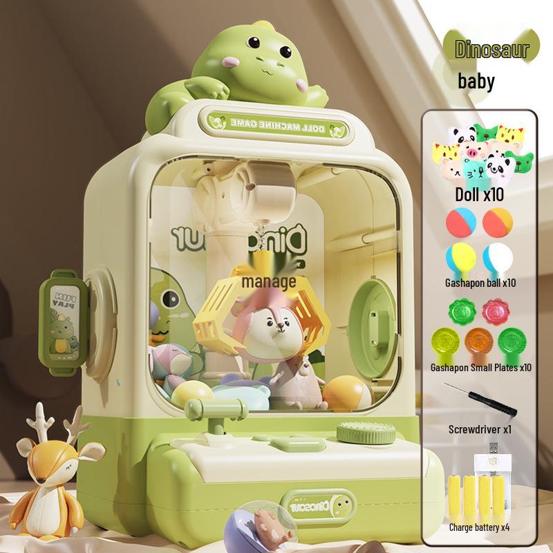 Electric Plush Toy Claw Machine for Kids - Compact Household Model
