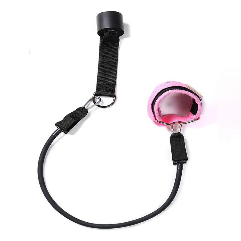 Sport-Knöchelriemen-Set für Kabelmaschine, Fitness-Fußstütze, gepolsterte D-Ring-Knöchelmanschetten, Fitnessstudio, Workout, Bein-Gesäß-Riemenscheibe