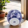 Blue and White Porcelain Turtle Tank: Fish and Lotus Pot for Desktop or Floor