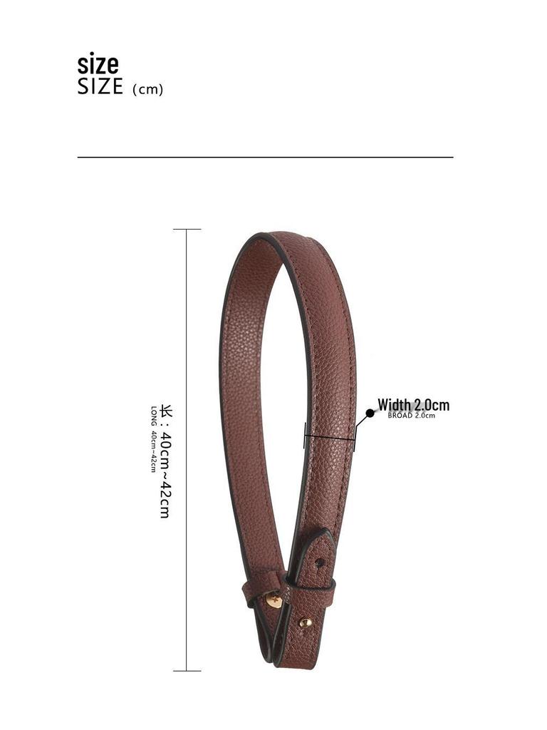 Genuine Cowhide Crossbody Shoulder Strap for Handbags