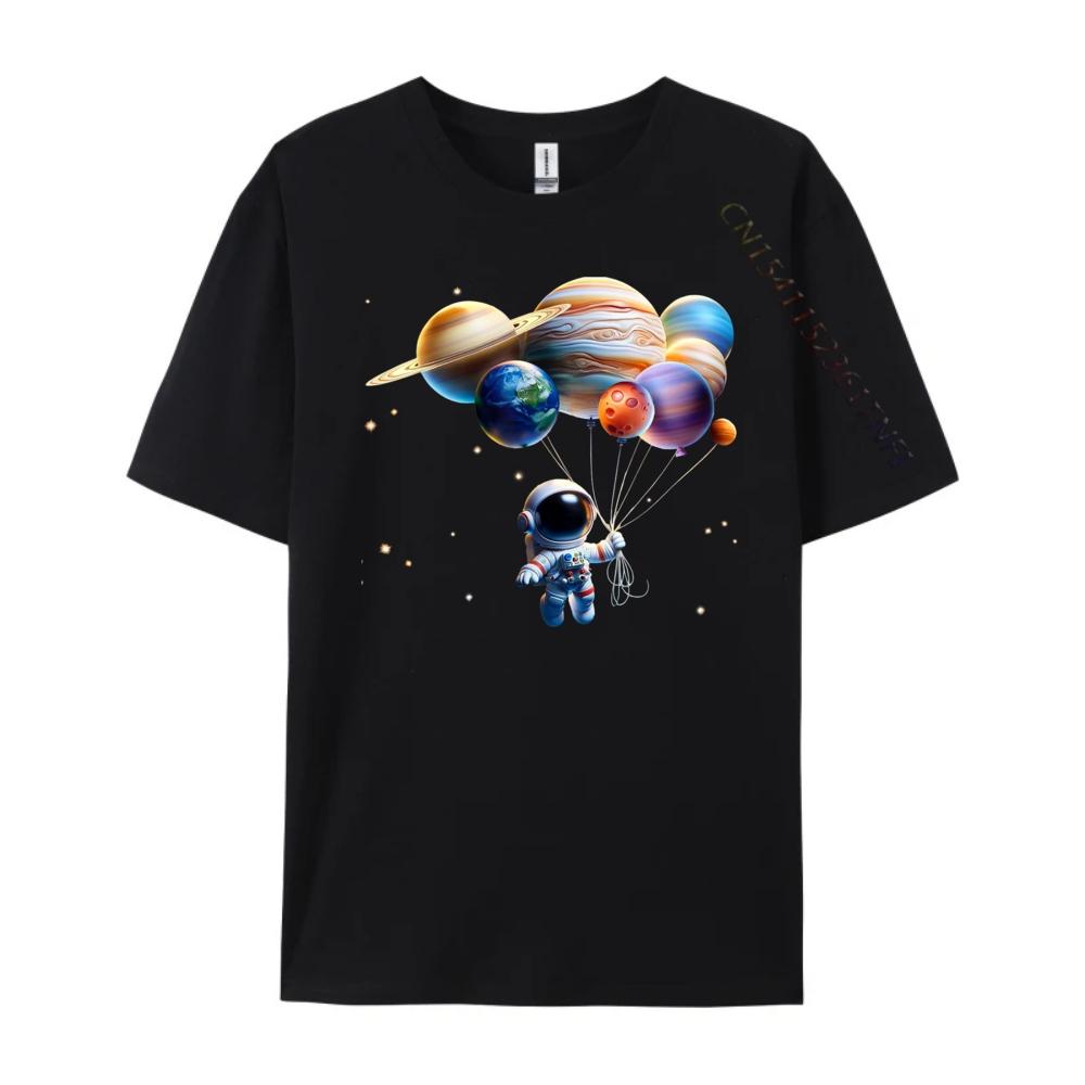 Funny Astronaut Planets gift Men Women kids astronomy space Free Shippping Clothes Durable and Wear-resistant Band Tshirts