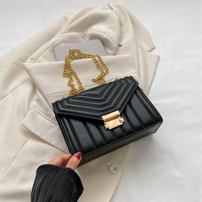 Trendy Rose Pink Chain Bag For Women Versatile Chic Casual Shoulder Handbag For Daily Use