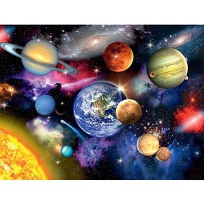 Volles 5D-Diamantgemälde zum Selbermachen, Planet, Stickerei, Kreuzstich, Heimdekoration, handgefertigtes Geschenk