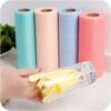 40 Sheet/Roll Reusable Non-stick Oil Dish Rags Disposable Kitchen Cleaning Dishcloth