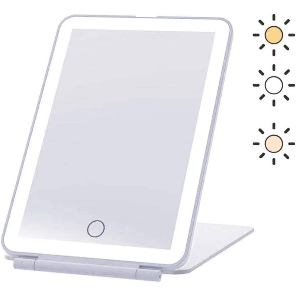 

Перезаряжаемое дорожное зеркало для макияжа с LED-подсветкой, портативное зеркало для макияжа 1-pack