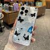 Cute Polka Dot Butterfly Transparent Hard Phone Case For Apple Iphone