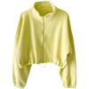 Women's Windproof Sports Jacket - Warm, Velvet-Lined, Loose Fit for Autumn/Winter Running, Training & Fitness.