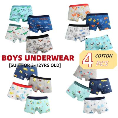 4PC Boy Qualität Unterwäsche Baumwolle Boxer Gesunde Teen Boy Undpanties Boy Boxer Für 2-12 Jahre