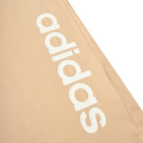 adidas Casual Sports Loose Fit Cotton T-Shirt Unisex Light Brown