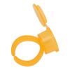 50Pcs Microblading Pigment Ring Cups with Cover for Tattoo Ink Semi Permanent Makeup Eyebrow Glue