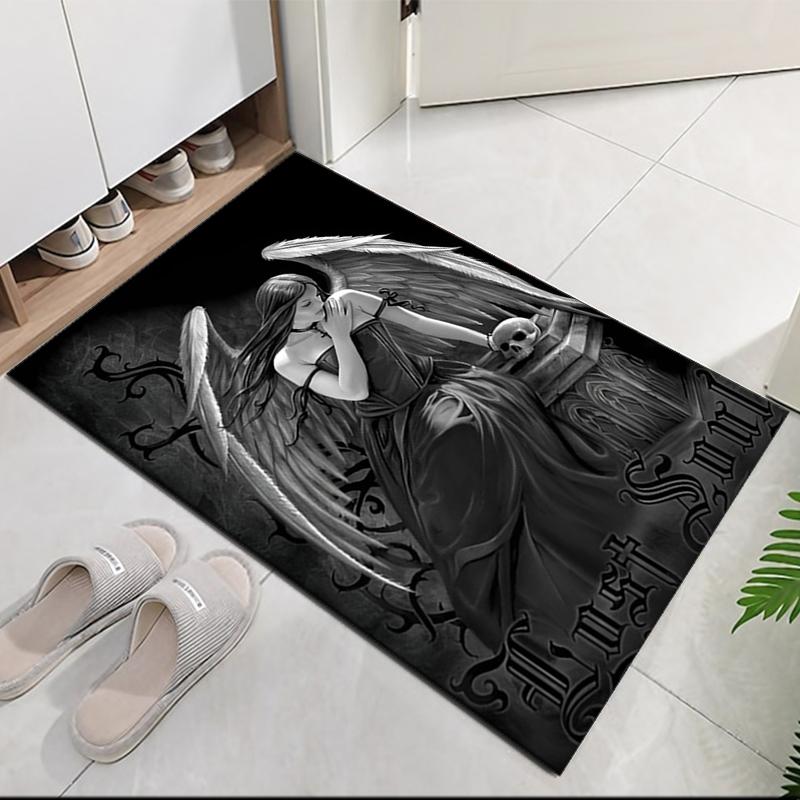 Dark Printed Carpetrugfor Office Chair Living Room Bedroom Kitchen Room Decor Gifts