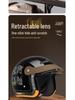3C Certified Retro Motorcycle Helmet: All-Season Warmth, Safe for Men & Women