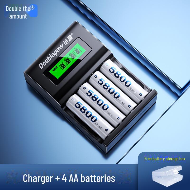 5th Rechargeable Battery Set: 12 x 3000 mAh Batteries for Microphone Cameras