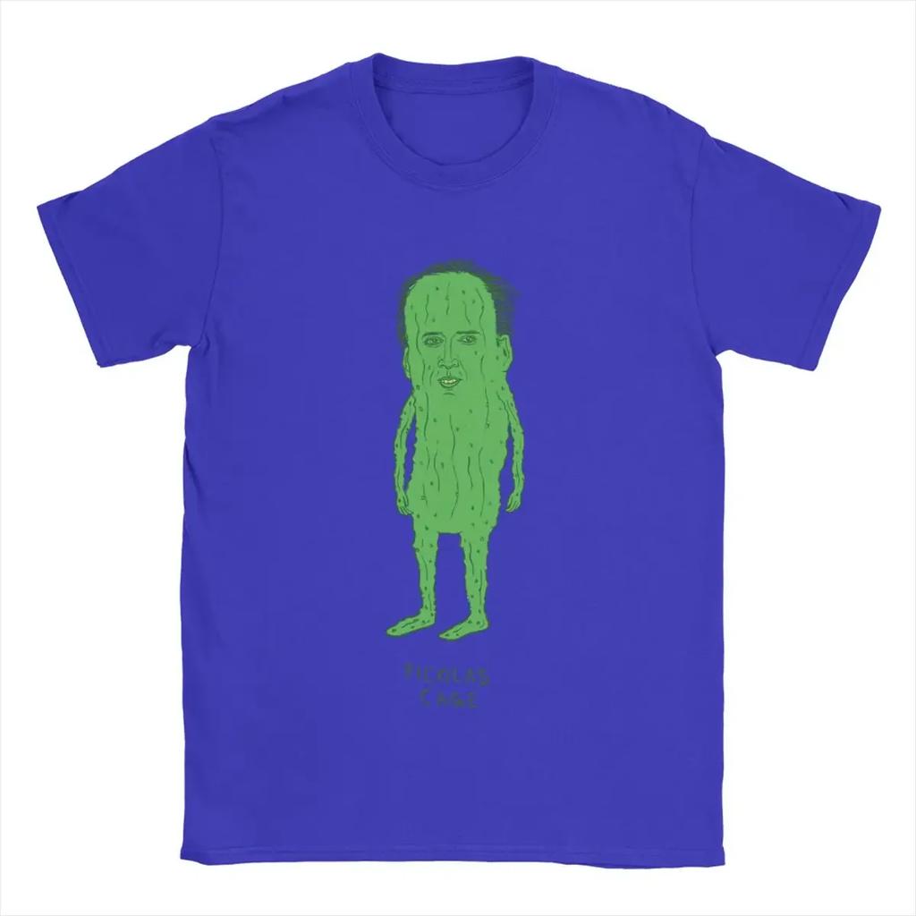 T-Shirt Picolas Cage Nicolas Cage Funny Cotton Tees Short Sleeve T Shirts Crewneck Tops 6XL