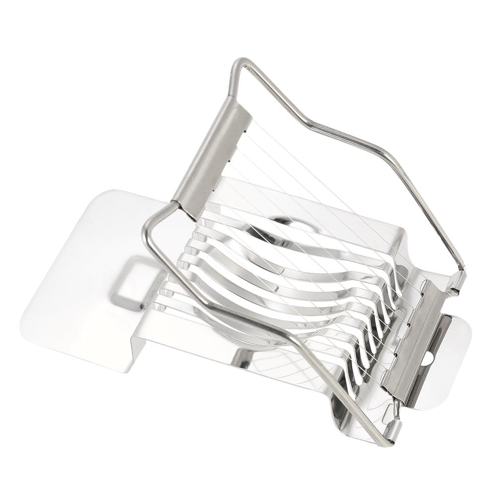 Kitchen Stainless Steel Egg Slicer Wire Egg Cheeses Chopper Dicer Cutter Tool for Salads Sandwiches