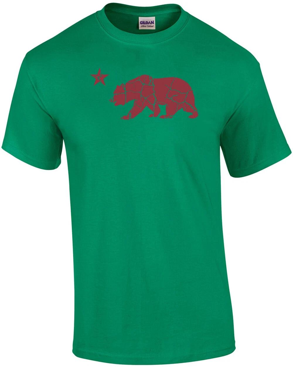 California Bear Star - California T-Shirt 2XL