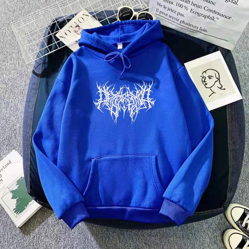 New Velvet Hoodie Sweatshirt Autumn and Winter Loose Couple Tops