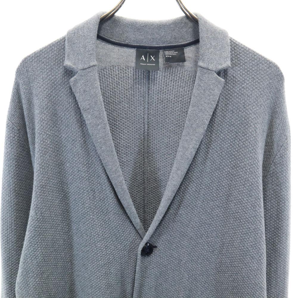 Armani Exchange Long Sleeve Knit Cardigan M Gray Men's Used