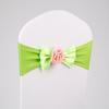 2pcs Vintage Satin Chair Sashes Band Multicolor Chair Back Flower Durable Chair Bow Tie  Birthday