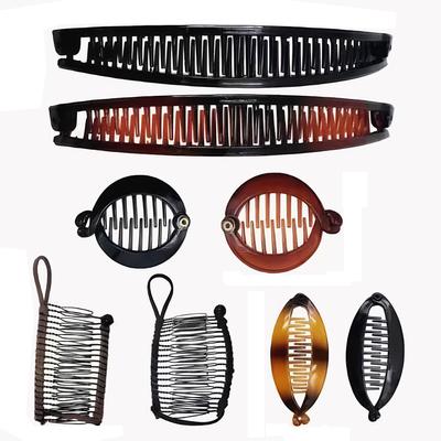 8-teilige Bananen-Haar-Kollektion, Krokodilklemmen und Zopfhalter, Lang, Einfach und Vielseitig. Geeignetes Haar, Und