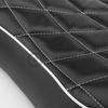 Harley XL883/1200 Black Diamond Pattern Front Seat Cushion (1983-2003)
